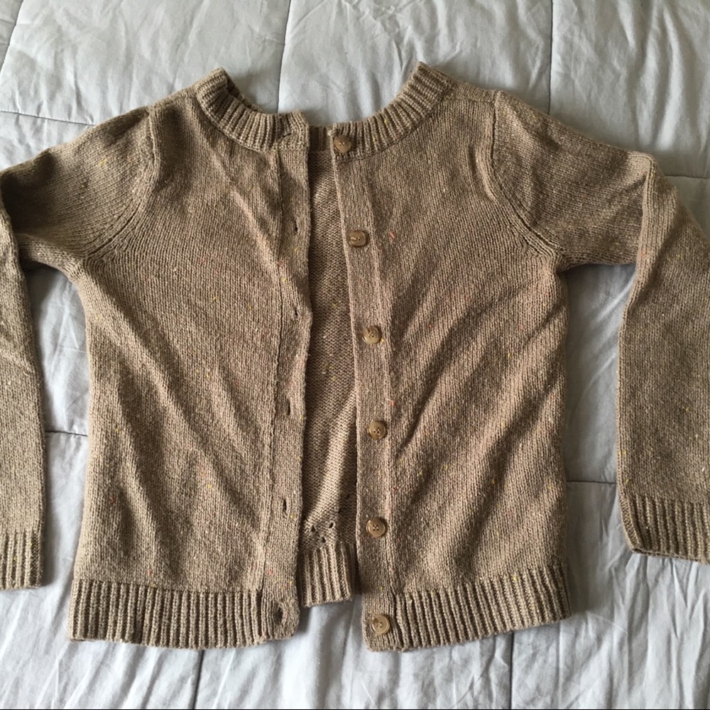 Tan cardigan
